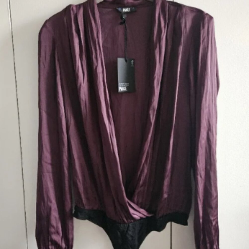 NWT Paige Sevilla Bodysuit in Fig size Small